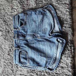 Pilcro | Dolphin High-rise Denim Shorts